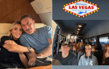 Totti compie 50 anni e vola a. Las Vegas il compleanno con la famiglia allargata 364x230