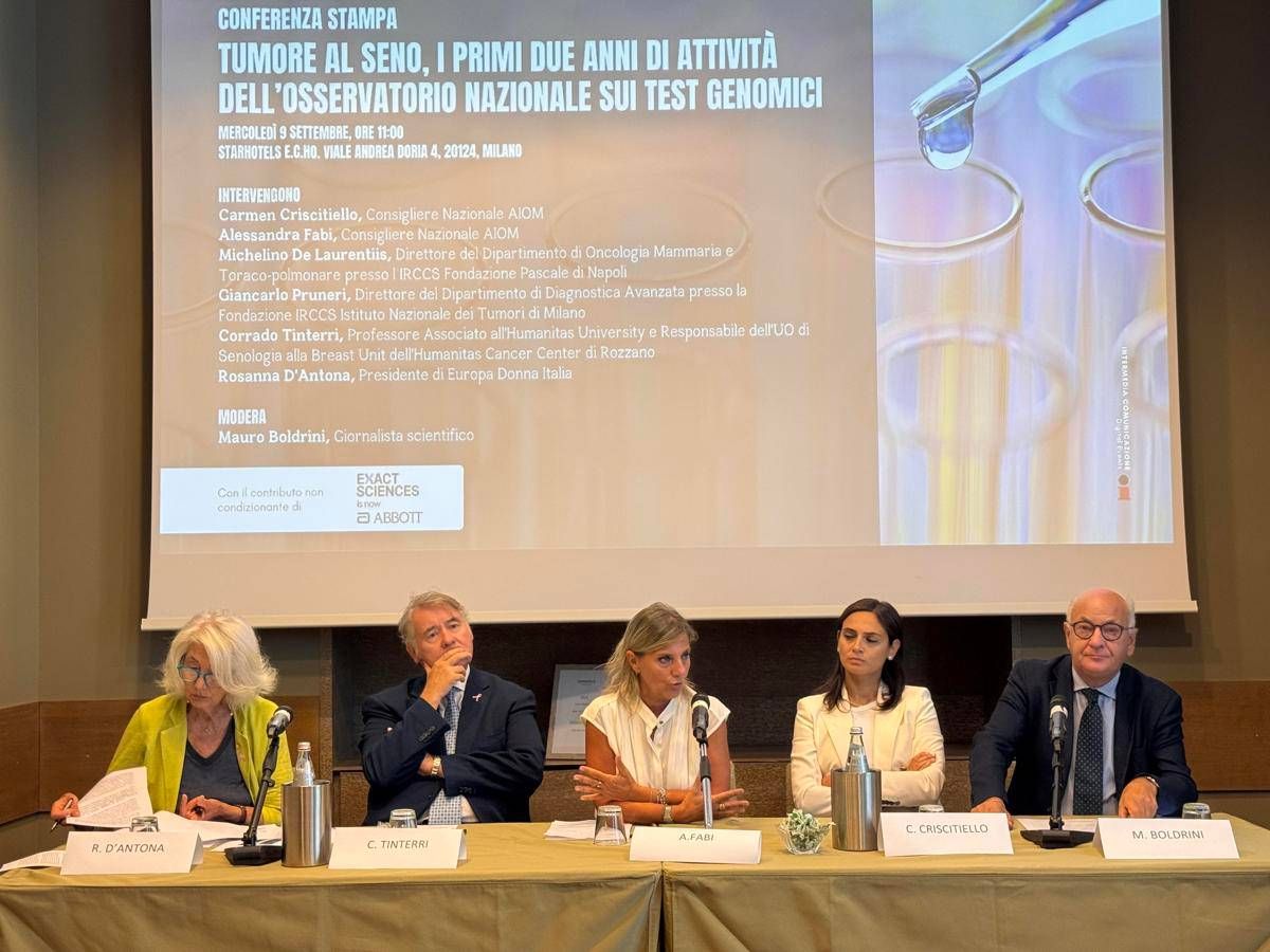 Tumore seno, D'Antona (Europa Donna): "Con test genomico terapia mirata"