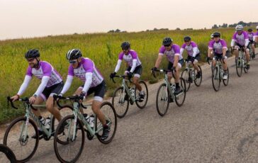 tumori toracici rari al via staffetta ciclistica di bms per raccolta fondi 2