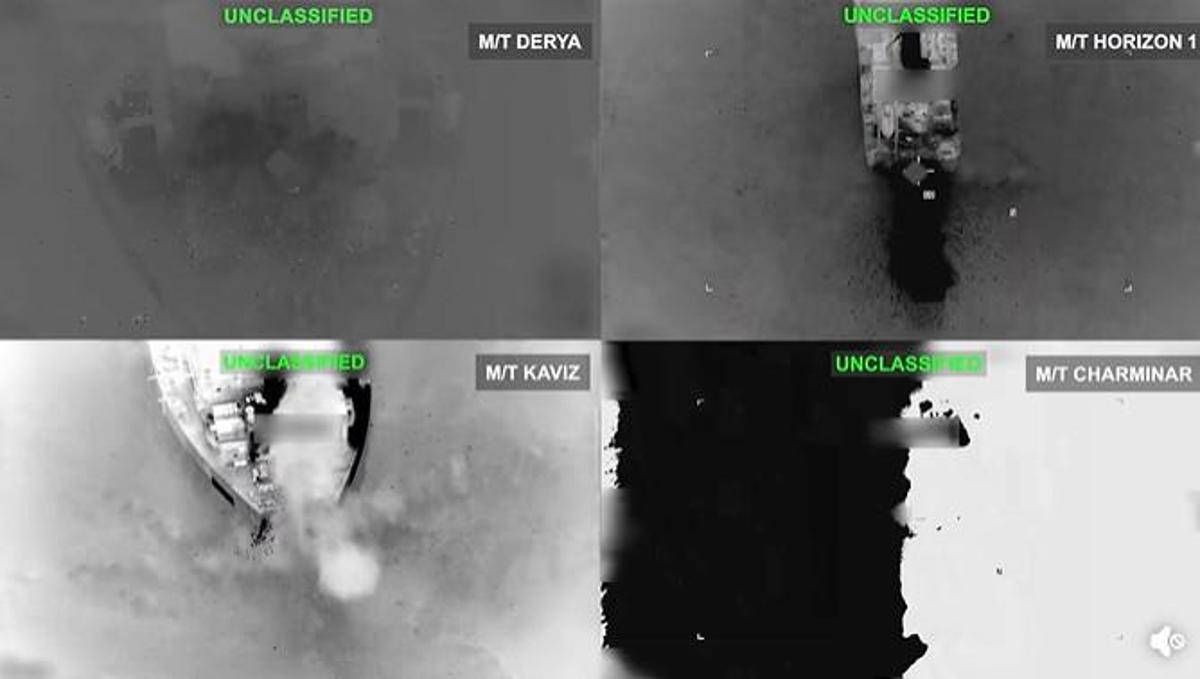 US: "Five Iranian oil tankers destroyed." Tehran launches cluster bombs into Jordan.