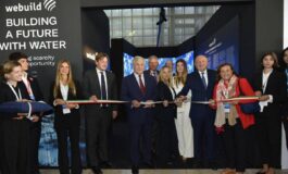 Webuild al Forum Euromediterraneo dellAcqua inaugurato lo spazio espositivo Building a Future with Water 265x160