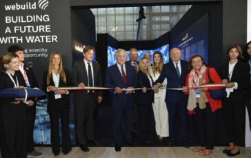 Webuild al Forum Euromediterraneo dellAcqua inaugurato lo spazio espositivo Building a Future with Water 364x230