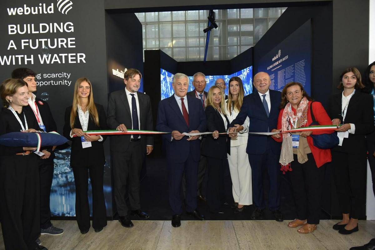 Webuild al Forum Euromediterraneo dell’Acqua, inaugurato lo spazio espositivo 'Building a Future with Water'