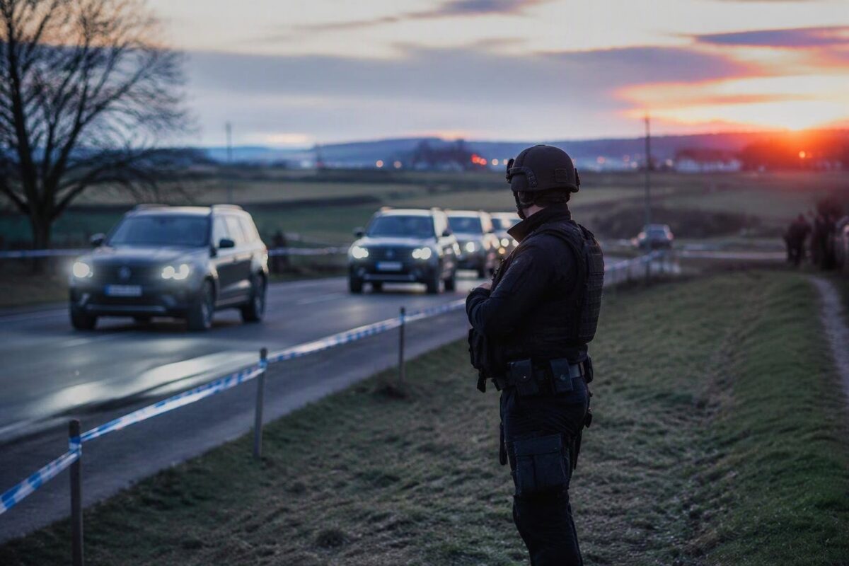 Arresti per sospetti esplosivi a Whelford, vicino alla base militare di Fairford