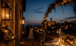 Matrimonio di Damiano David e Dove Cameron nella Val d’Orcia