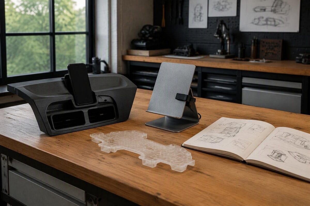 Progettare e montare accessori auto stampati in 3D