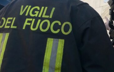 Incendio in una palazzina di Roma