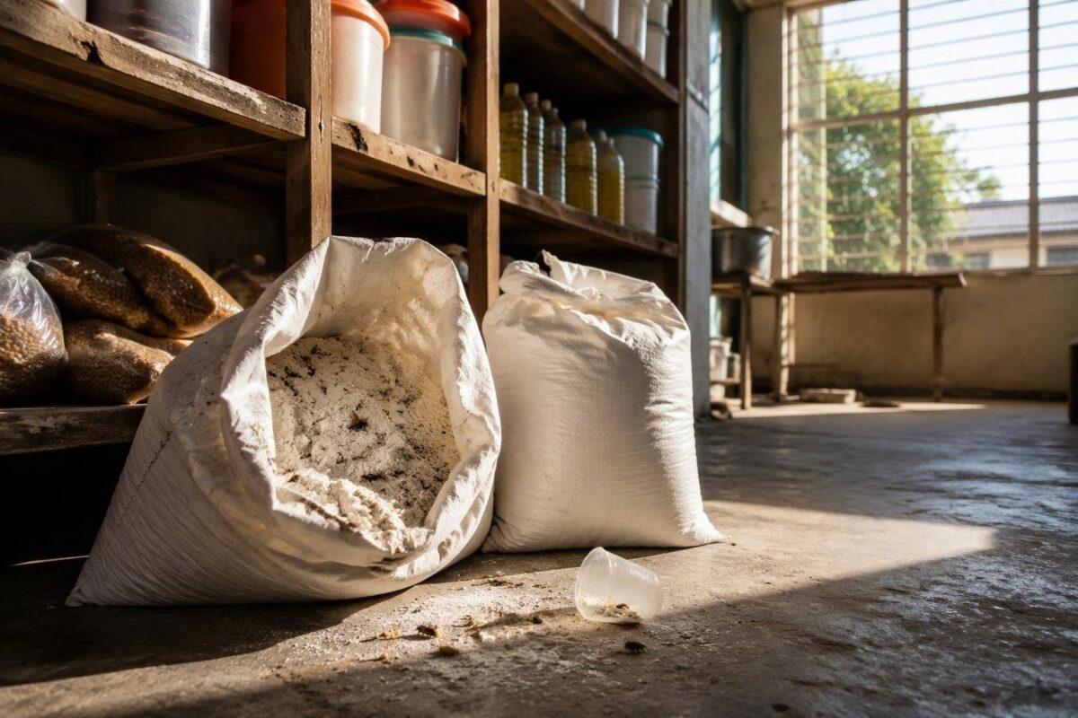 Scandalo alimentare: insetti e vermi in farine per strutture per minori a Caivano