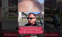 A Genova lo sciopero generale Nivoi Usb Meloni pensa alla repressione e non ai salari 265x160