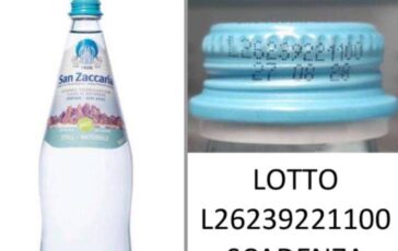 Acqua minerale ritirata dal mercato il lotto interessato come comportarsi 364x230