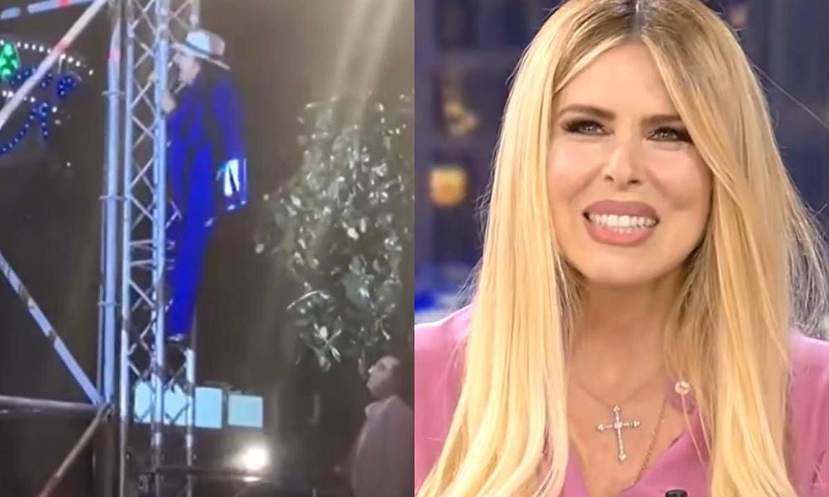 Al Bano si arrampica su un traliccio durante un concerto, il commento di Loredana Lecciso: "Lo fa per sentirsi giovane"