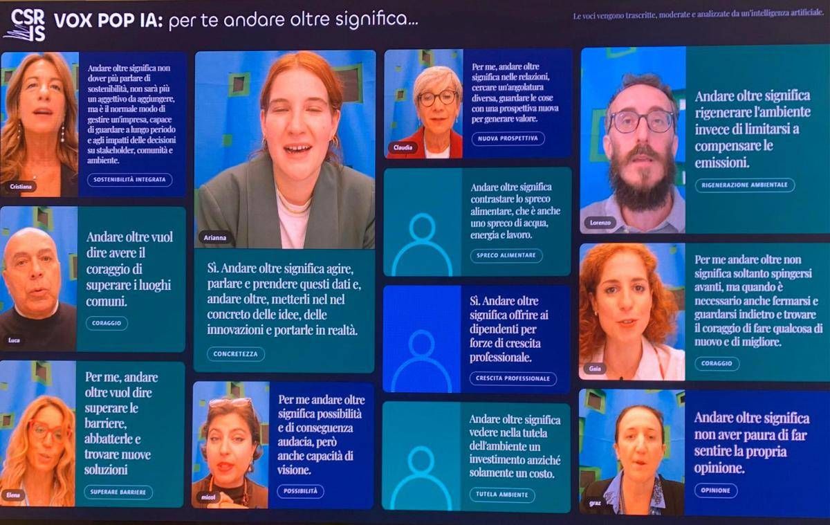Al Salone della CSR l'Ia dà voce ai cittadini sulla sostenibilità