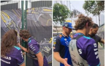 Antonelli bloccato dalla sicurezza a Singapore Sono un pilota. Lo salva. Verstappen 364x230