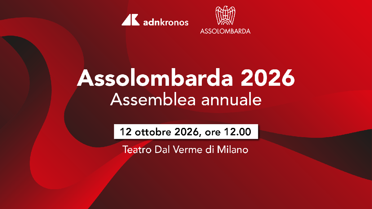 Assolombarda, il 12 ottobre l'assemblea: diretta streaming su Adnkronos a partire dalle 12