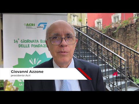 Azzone (Acri): "Prevenzione filo conduttore della Giornata europea della fondazioni"