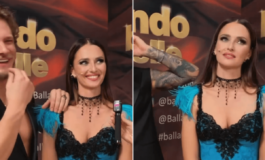 Ballando Safroncik Lini off camera Non mi toccare. Cose successo dietro le quinte 265x160