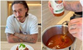 Brooklyn Beckham prepara spaghetti allarrabbiata ma i social lo bocciano 265x160
