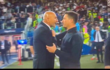 Cagliari Juve nervi tesi al fischio finale ed espulsione per Spalletti e Pisacane 364x230