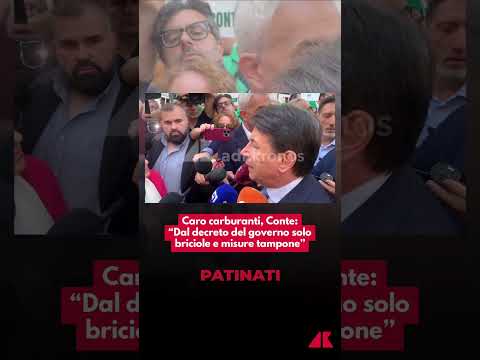 Caro carburanti, Conte: “Dal decreto del governo solo briciole e misure tampone”