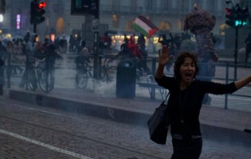 Cortei individuato a Milano ideatore movimento 17 ottobre e pro Pal e giornalista free lance di un quotidiano 364x230