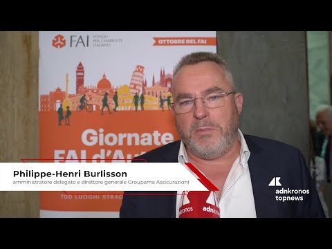 Cultura: Burlisson (Groupama), 'Con il Fai condividiamo un obiettivo comune, la protezione del