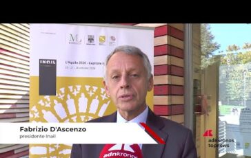 DAscenzo Inail Fatti concreti per le persone con il nuovo centro a LAquila servizio di 364x230