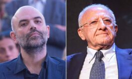 De Luca satrapo archiviato il procedimento contro Saviano 265x160