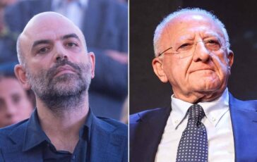 De Luca satrapo archiviato il procedimento contro Saviano 364x230