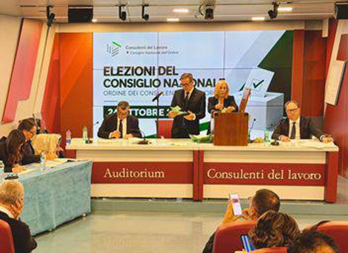 Eletto il nuovo Consiglio nazionale dell'ordine dei consulenti del lavoro che rappresenterà la categoria nel triennio 2026-2029