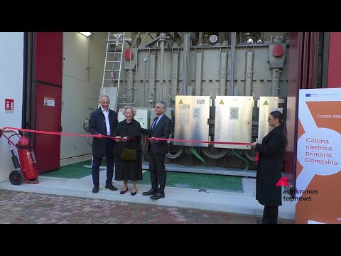 Energi: Unareti og A2a innvier den nye primære elektriske transformatorstasjonen i Milano.