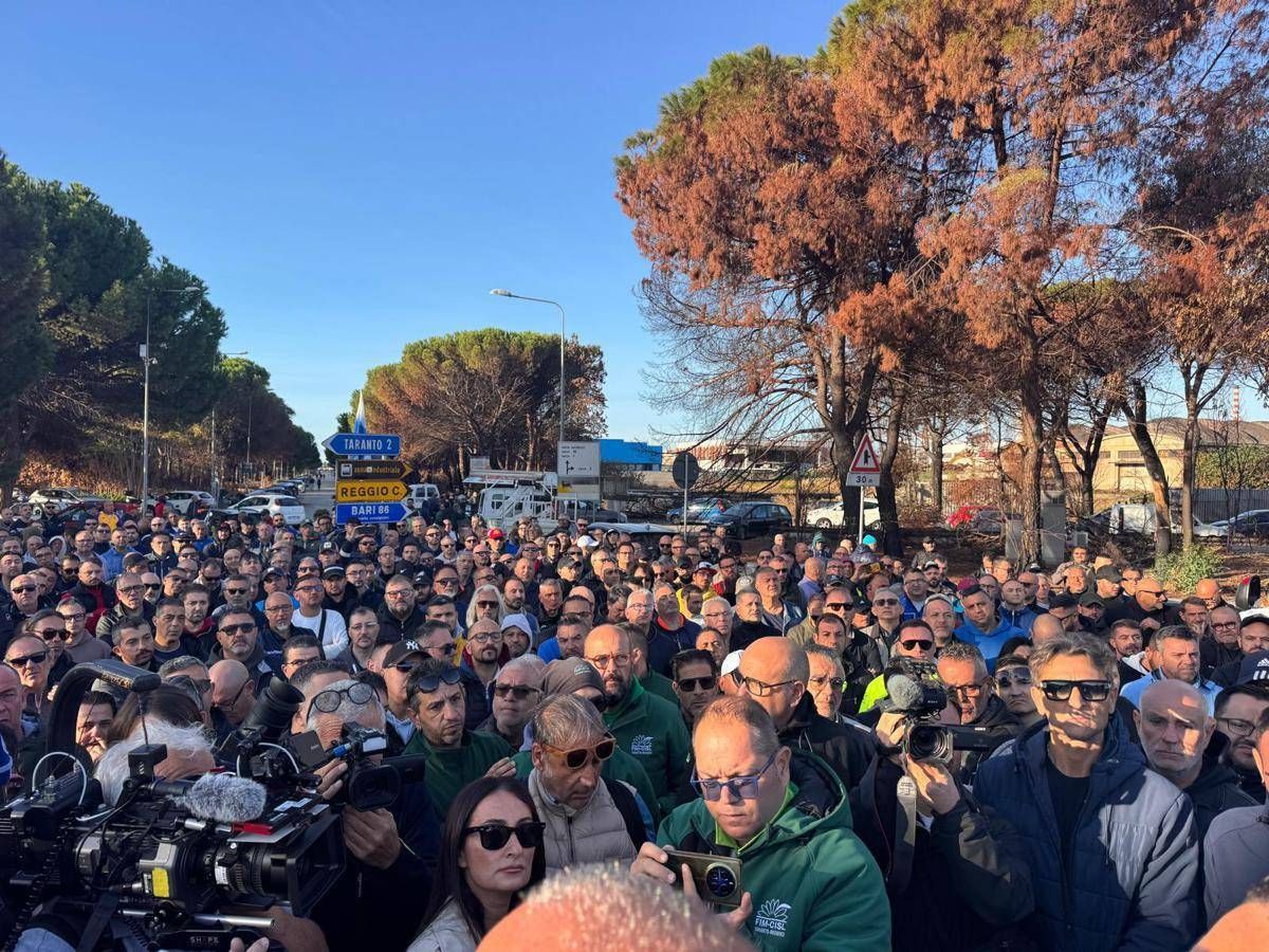 Ex Ilva, quinto giorno di mobilitazione: sciopero e presidi finiranno alle 23