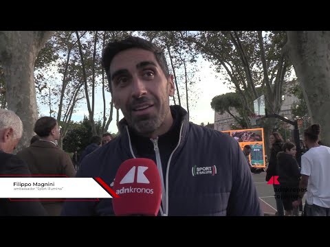 Filippo Magnini a Colle Oppio: ""Spazio con energia pazzesca, tanti i ragazzi che ne beneficeranno""