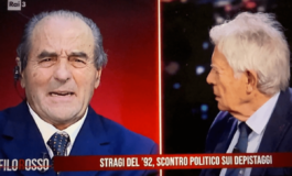 Filorosso bestemmia in diretta tv dellex ministro Martelli Non siamo al Grande Fratello 265x160