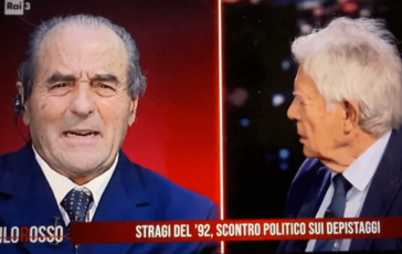 Filorosso bestemmia in diretta tv dellex ministro Martelli Non siamo al Grande Fratello 364x230