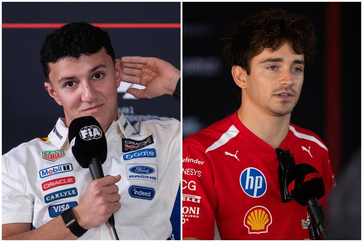 Formula 1, Hadjar: "Verstappen vincerebbe anche con Ferrari". Leclerc: "Non sa di cosa parla"