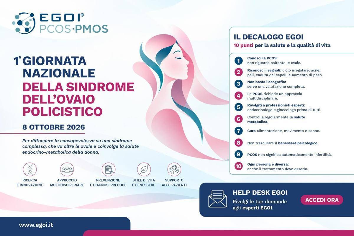 Giornata nazionale Pcos-Pmos, Unfer (Egoi): "Non è solo una malattia dell’ovaio"