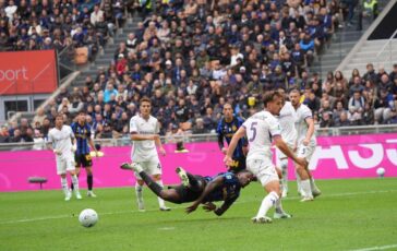 Inter Fiorentina Thuram atterrato in area di rigore Mariani non concede il penalty. Cosa e successo 364x230
