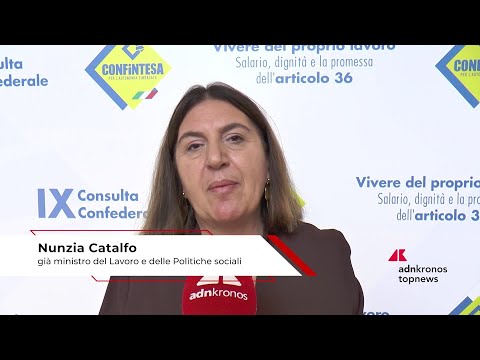 Lavoro, ex ministro Catalfo: “Garantire quanto previsto dall’articolo 36”