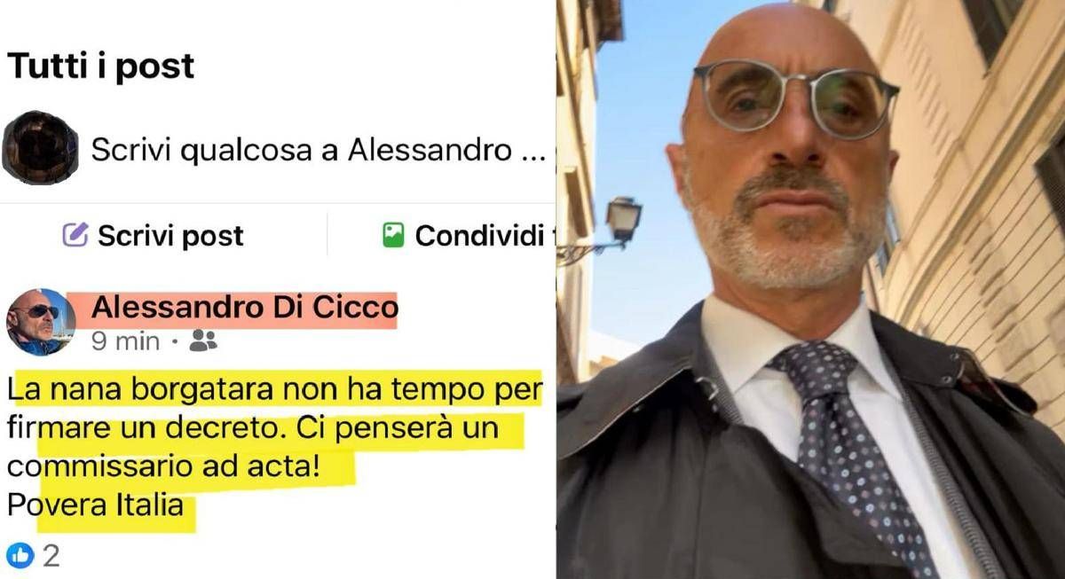 Magistrato attacca Meloni sui social: "Nana borgatara non ha tempo per firmare il decreto"