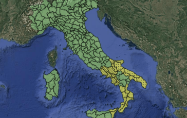 maltempo allerta meteo gialla per temporali martedi 13 ottobre la mappa delle regioni a rischio 2