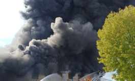 Maxi incendio a Malo fiamme in una fabbrica di laterizi Mantenere chiuse porte e finestre 265x160