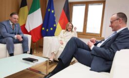 Meloni Merz e De Wever scrivono a Costa Corsia preferenziale per investimenti su energia 265x160