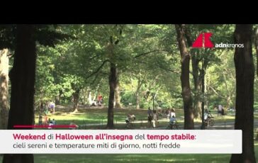 Meteo stabile ad Halloween temperature miti e piogge al sud Video 364x230