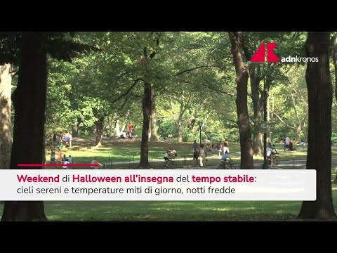 Meteo stabile ad Halloween, temperature miti e piogge al sud - Video