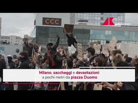 Milano, oltre 200 fermati per la guerriglia urbana: 80% sono minorenni