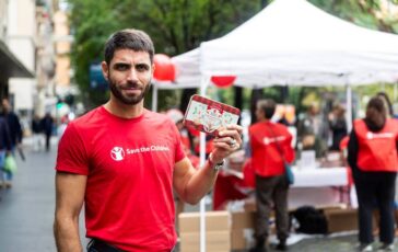 Marco Rossetti fra Doc på torget med Redd Barna i Bisbuoni 2-helgen
