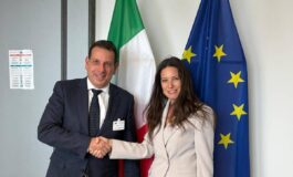 Missione a Bruxelles Latrofa porta in Europa le priorita del porto di Civitavecchia 265x160