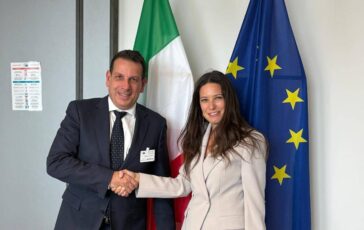Missione a Bruxelles Latrofa porta in Europa le priorita del porto di Civitavecchia 364x230