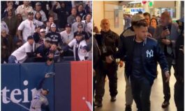 Mlb gli Yankees perdono per linterferenza di un tifoso poi espulso dallo stadio. Cose successo 265x160