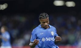 Napoli lesione muscolare per Neres gli azzurri perdono il brasiliano fino alla sosta 265x160
